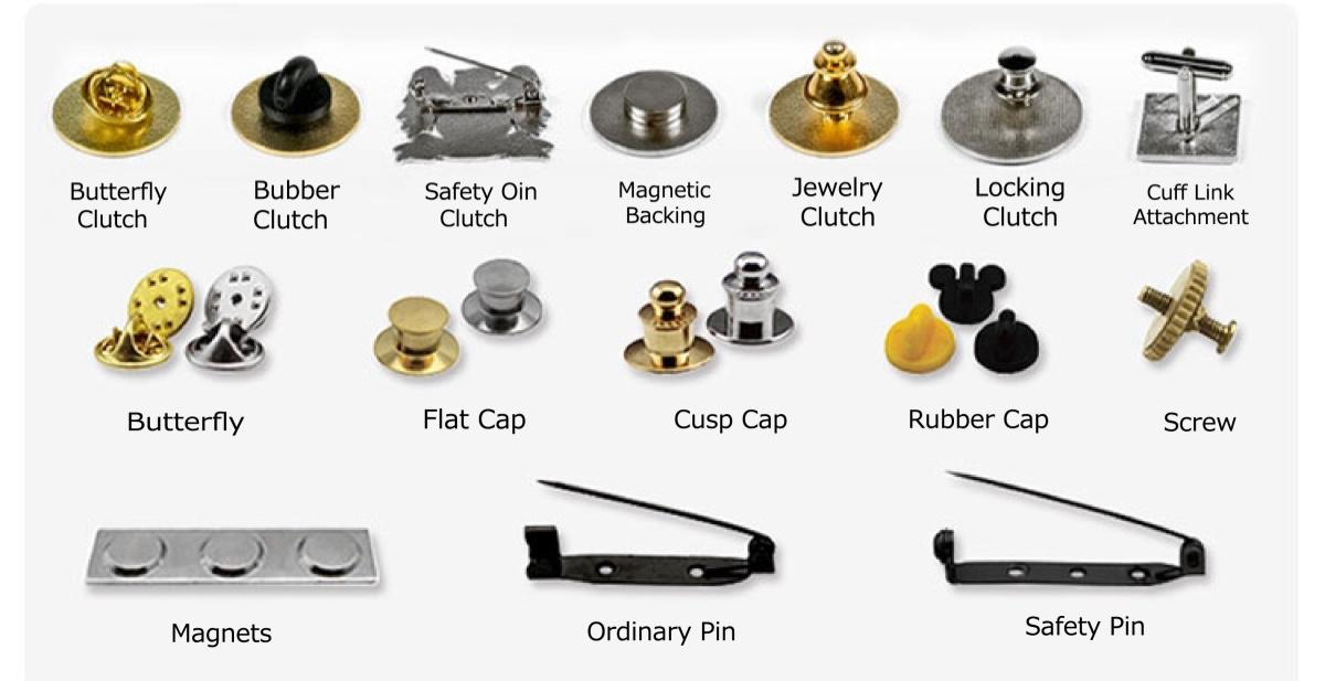 Accessories Of Custom Hard Enamel Pins