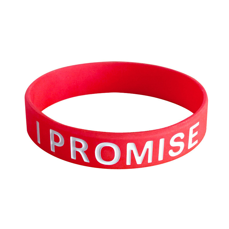 red silicone wristband manufacturer