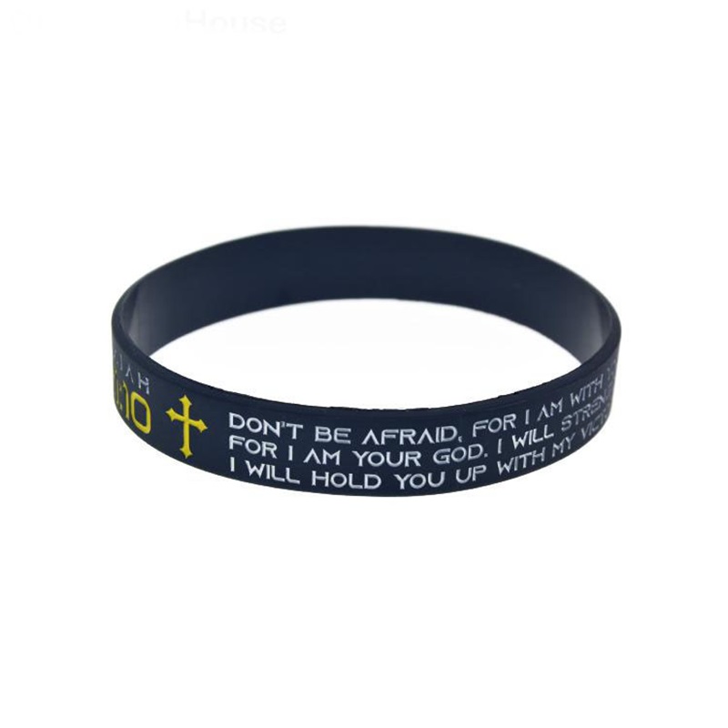 christian rubber bracelets